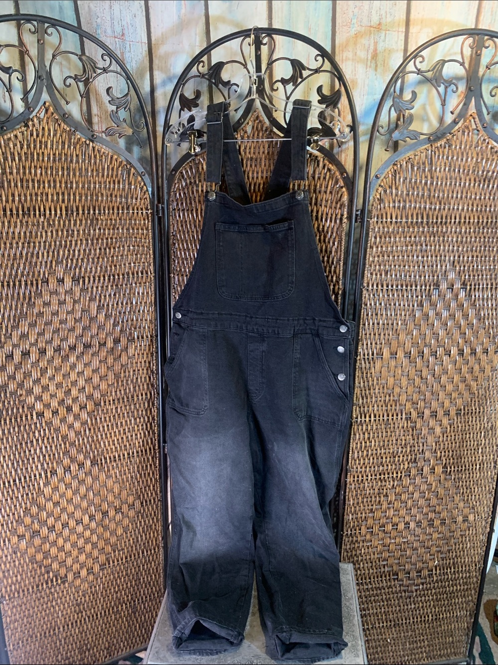 Old Navy Faded Look Overalls Size 16
